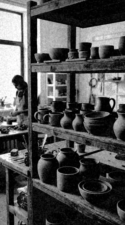 Blue Sensitive applied to Terracotta, dark as the plate saw it