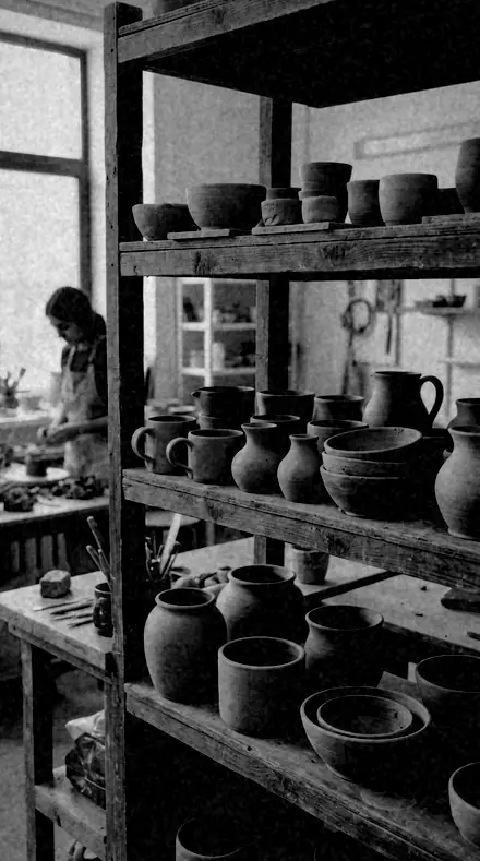 Chalk Sky applied to Terracotta, dark as the plate saw it